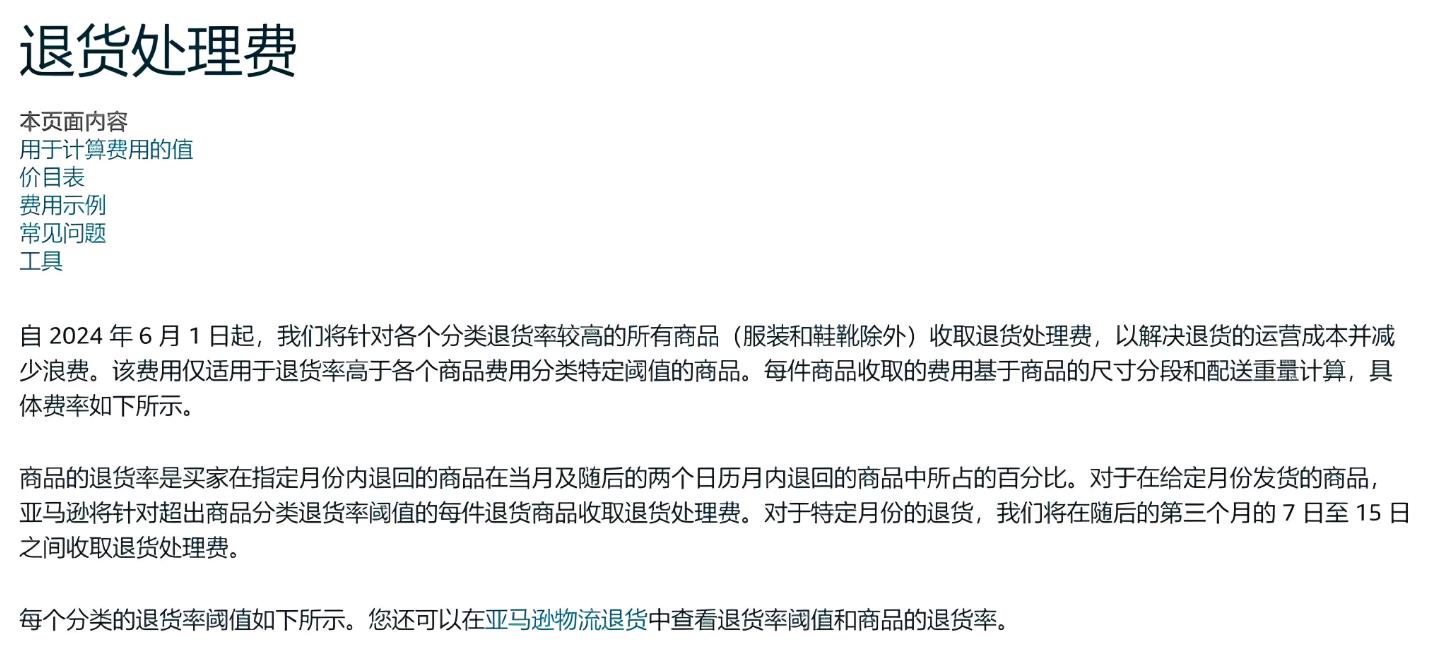 亞馬遜調(diào)整退貨處理費(fèi)，賣家如何應(yīng)對新挑戰(zhàn)?